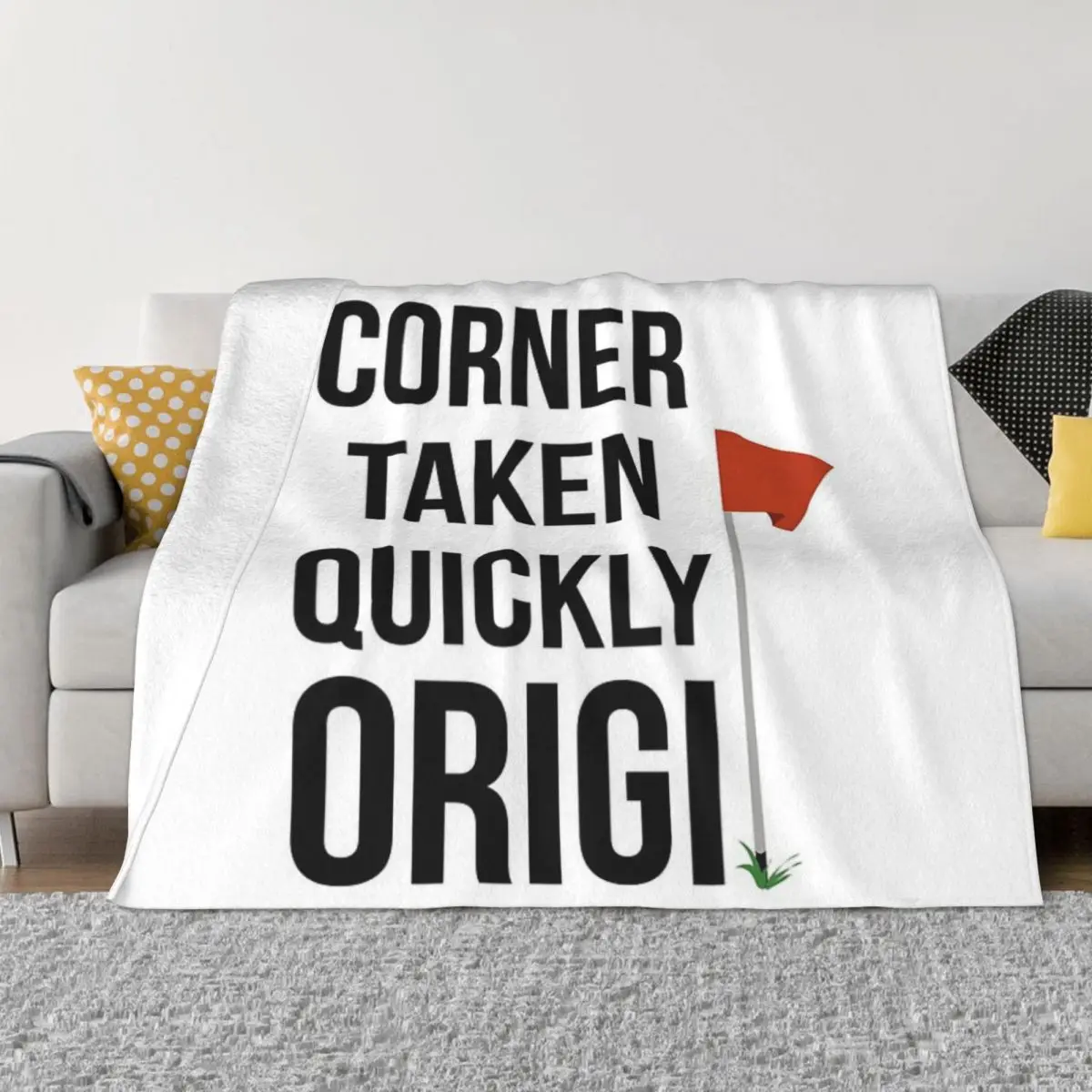 

Corner Taken Quickly Origi Plush Knee Blanket Throw Blanket Blankets And Blankets Throw Blanket