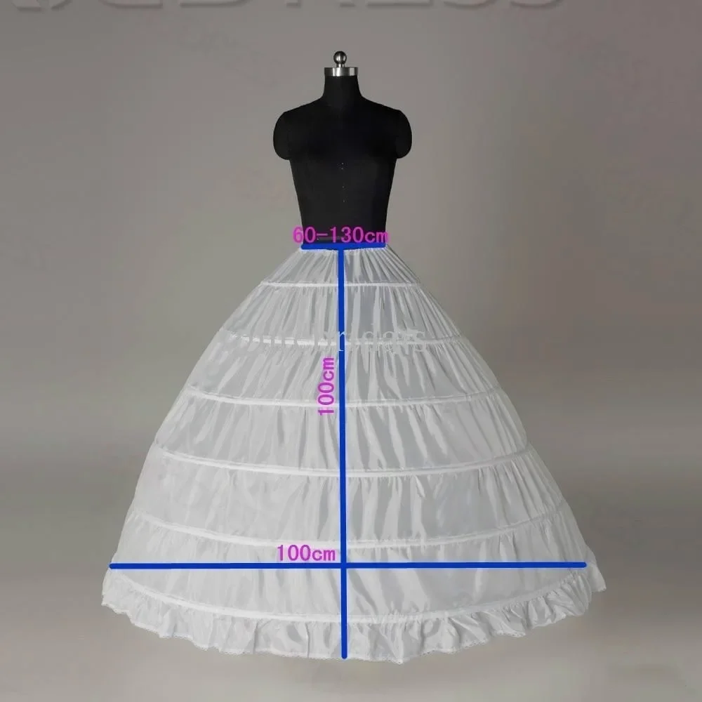 New Anagua Vestido De Noiva Tulle Net Full Crinoline Petticoats for Wedding Dress Bridal Petticoats Petticoat