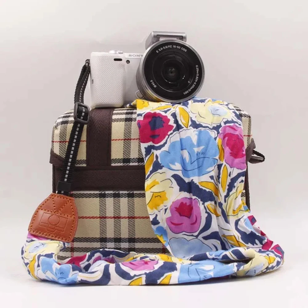 Camera Shoulder Strap Neck Scarf Sling for Bags Canon R5 Mark II Nikon Z6 II Z9 Sony Alpha 7R V Fuji Pentax Camera Accessories