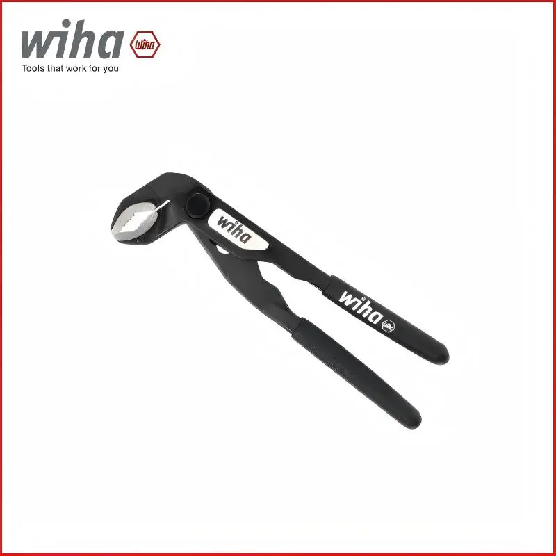

Wiha NO.46672 5-дюймовые мини-универсальные плоскогубцы для водяного насоса — 5 быстрорегулируемых, точных, 1 руки, противоскользящие для труб/болтов