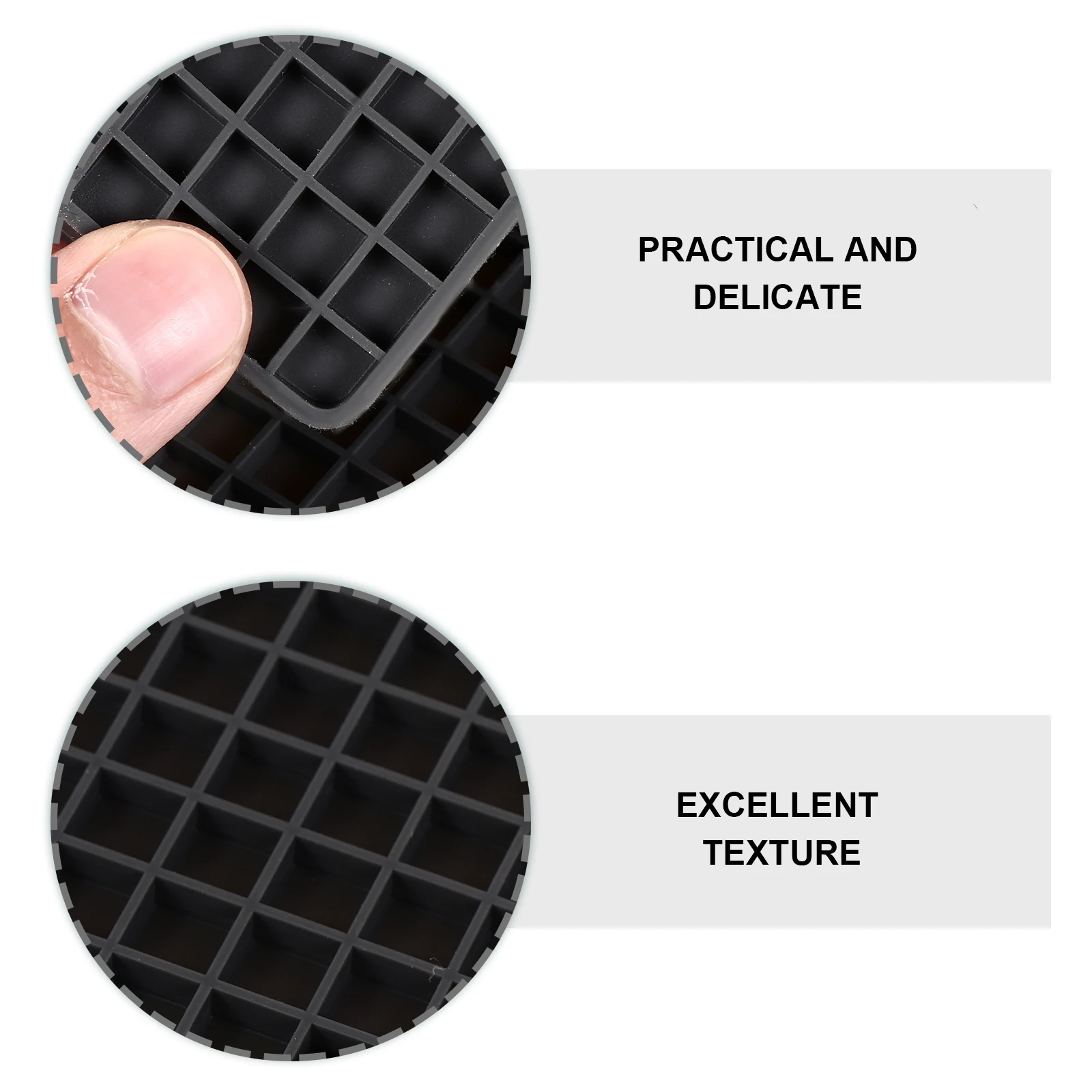 

4 Pcs Pot Mat Set Large Square Heat Resistant Kitchen Mats Silicone Trivets Dining Placemat Storage Saving Hot Pads