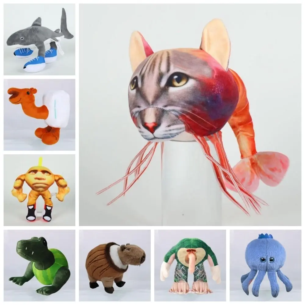 

Italian Brainrot Al Tungtungtung Sahur Plush Toy Animal Cartoon Room Decoration Soft Stuffed Tralalelotralala Plush Doll Gift