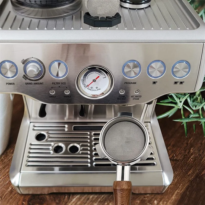 AF93-رأس تخمير من الفولاذ المقاوم للصدأ 54 مم مع مصفاة عفريت 54 مم لـ Sage Breville 8 Series 870/875/878/880 حامل مرشح المريمية