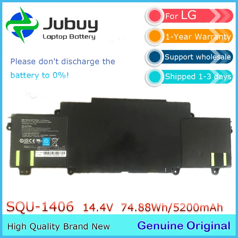 SQU-1406 14.4V 74.88Wh Original Laptop Battery for Thunderobot 911-S1 911-S2 911-T2 911-E1 911M 911GT