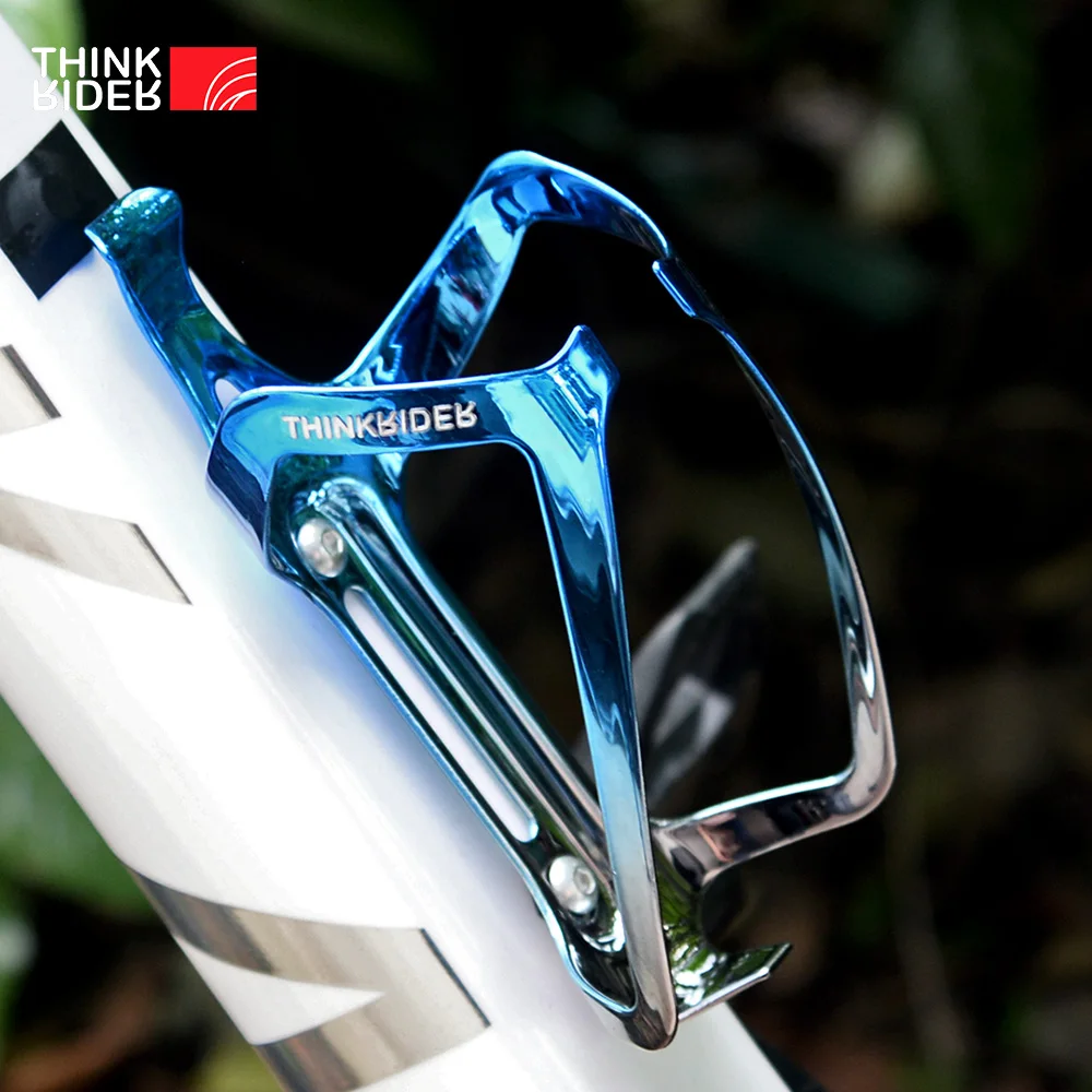 ThinkRider MTB Ultralekki koszyk na bidon rowerowy ze stopu aluminium do kolarstwa górskiego i szosowego Uchwyt na butelkę Akcesoria rowerowe