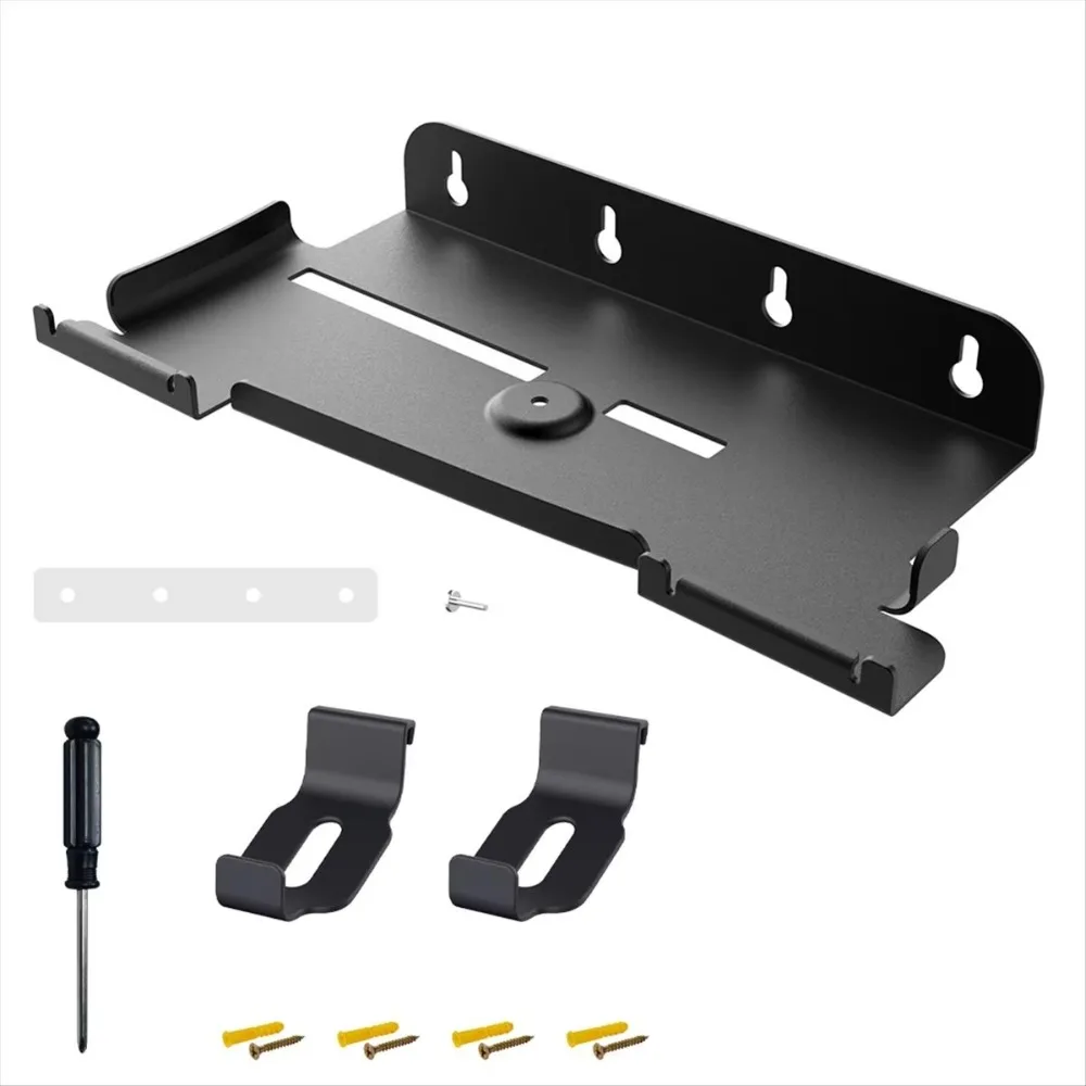 Wall Mount Stand for Slim Vertical Holder Kits for Slim Console and Controllers Black