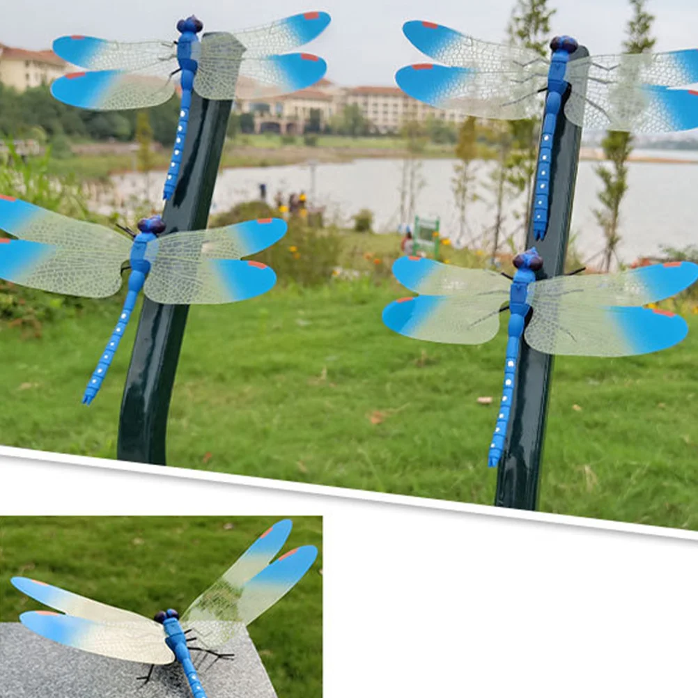 

10Pcs Simulation Dragonfly Refrigerator Magnetic Stickers Creative Fridge Magnets Decoration for Home Office Whiteboard Door