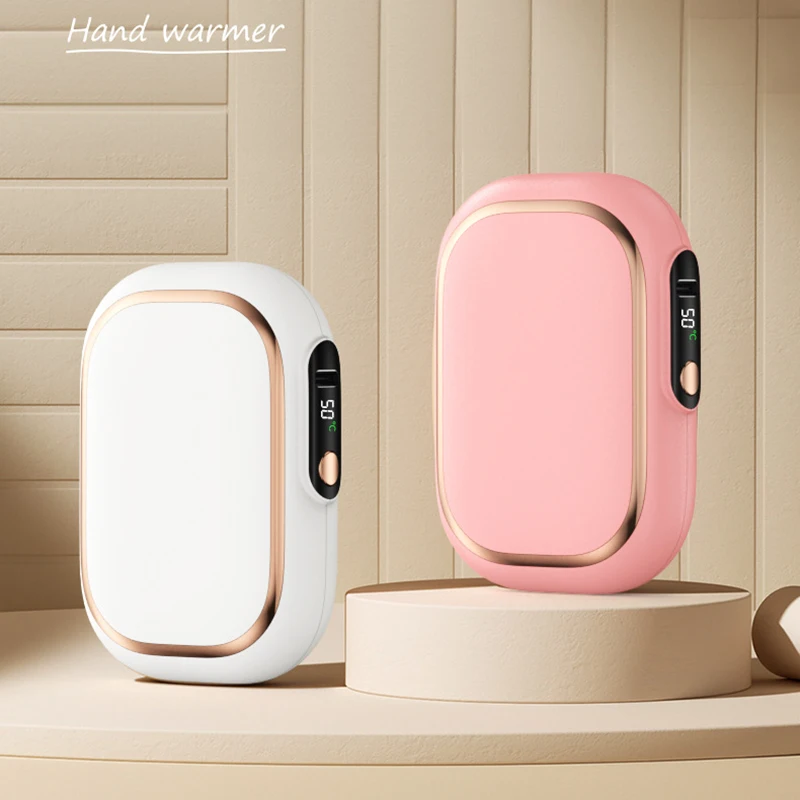 Xiaomi Portable Hand Warmer With Adjustable Temperature And Digital Display Double sided Long Lasting Warm Hand Warmer Gift