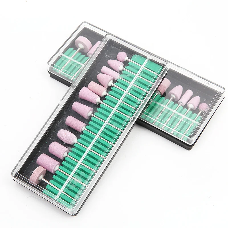 مسمار الفن ثلاثية الأبعاد اللوحة السيراميك مسمار مثقاب طحن القاطع ل مانيكير حجر الماس الصوف ملفات الأظافر المخازن المؤقتة مسمار الفن أداة