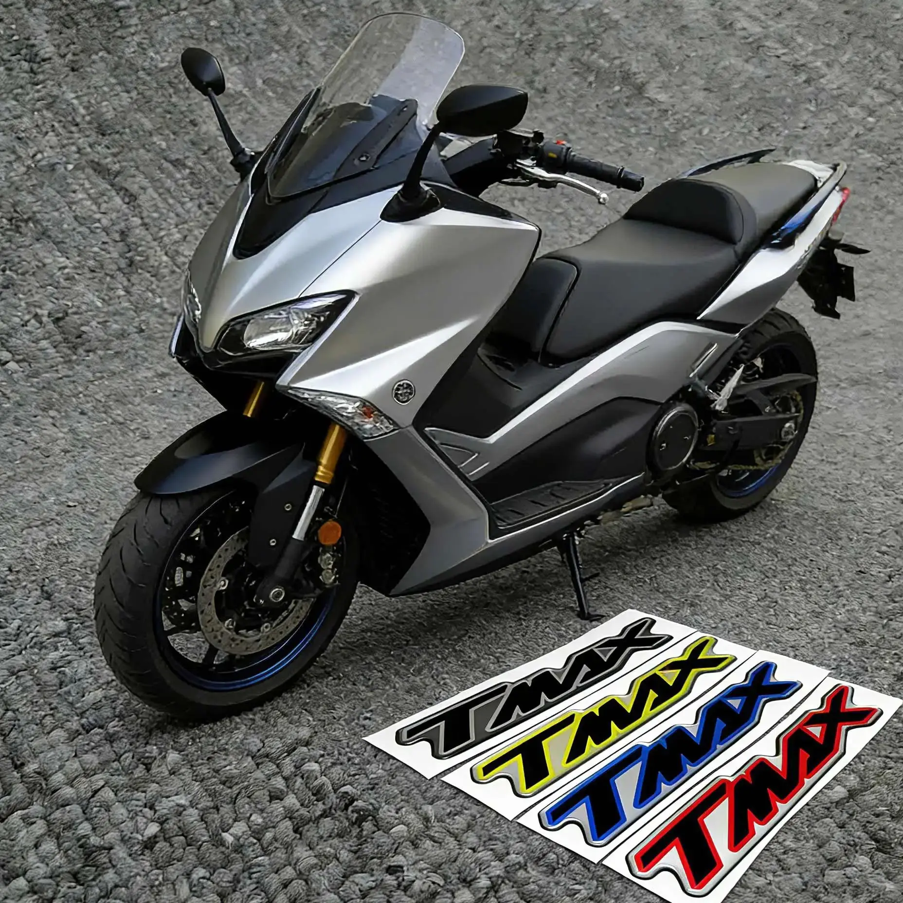 

Motorcycle Scooters Stickers Decal For YAMAHA TMAX 400 500 530 560 750 Emblem Badge Logo Fairing Fender