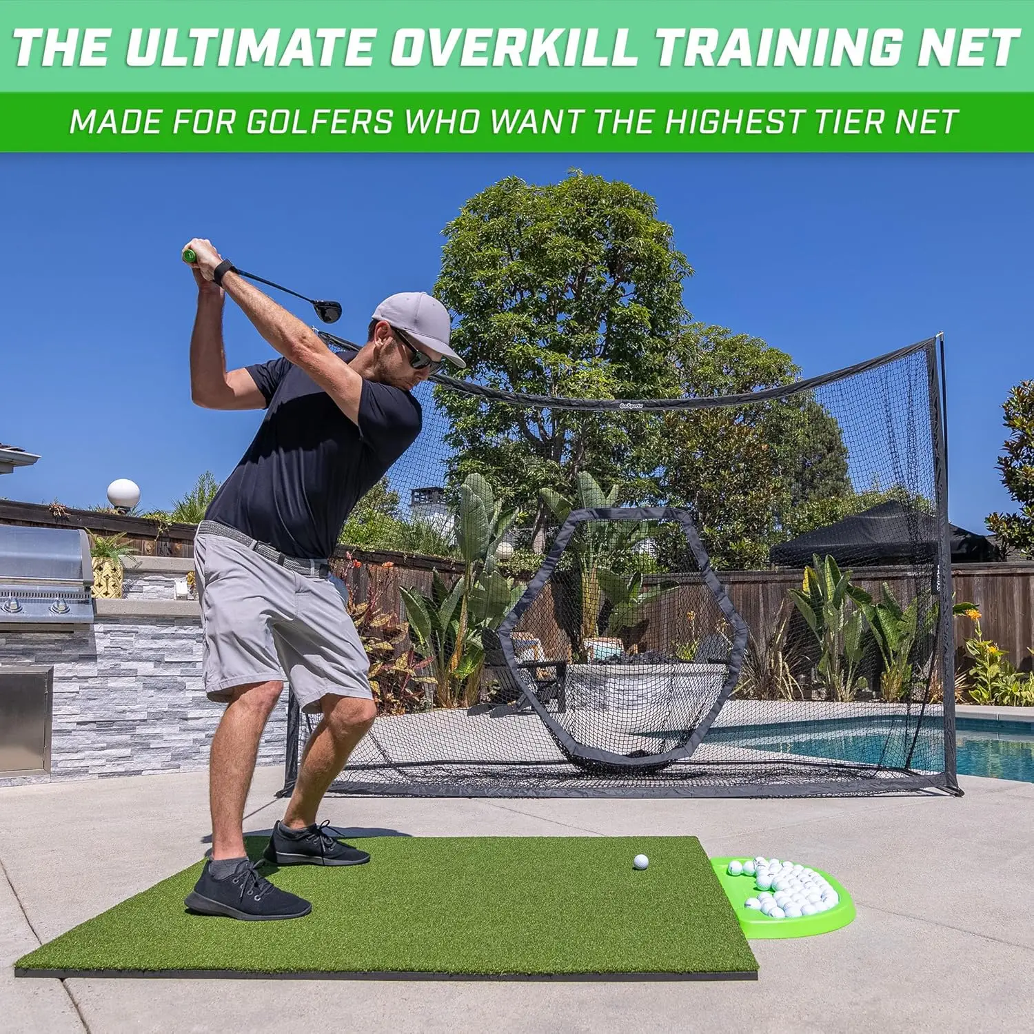 Nets - Personal Driving Range for Indoor or Outdoor Use - Designed by Golfers for Golfers