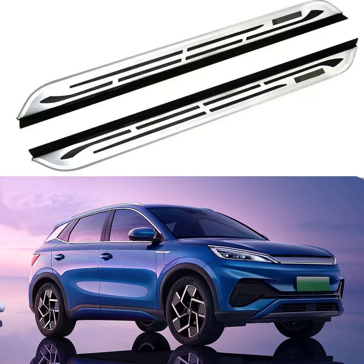 2Pcs Fixed Door Side Step Running Board Platform Fits for BYD Atto 3 2022 2023