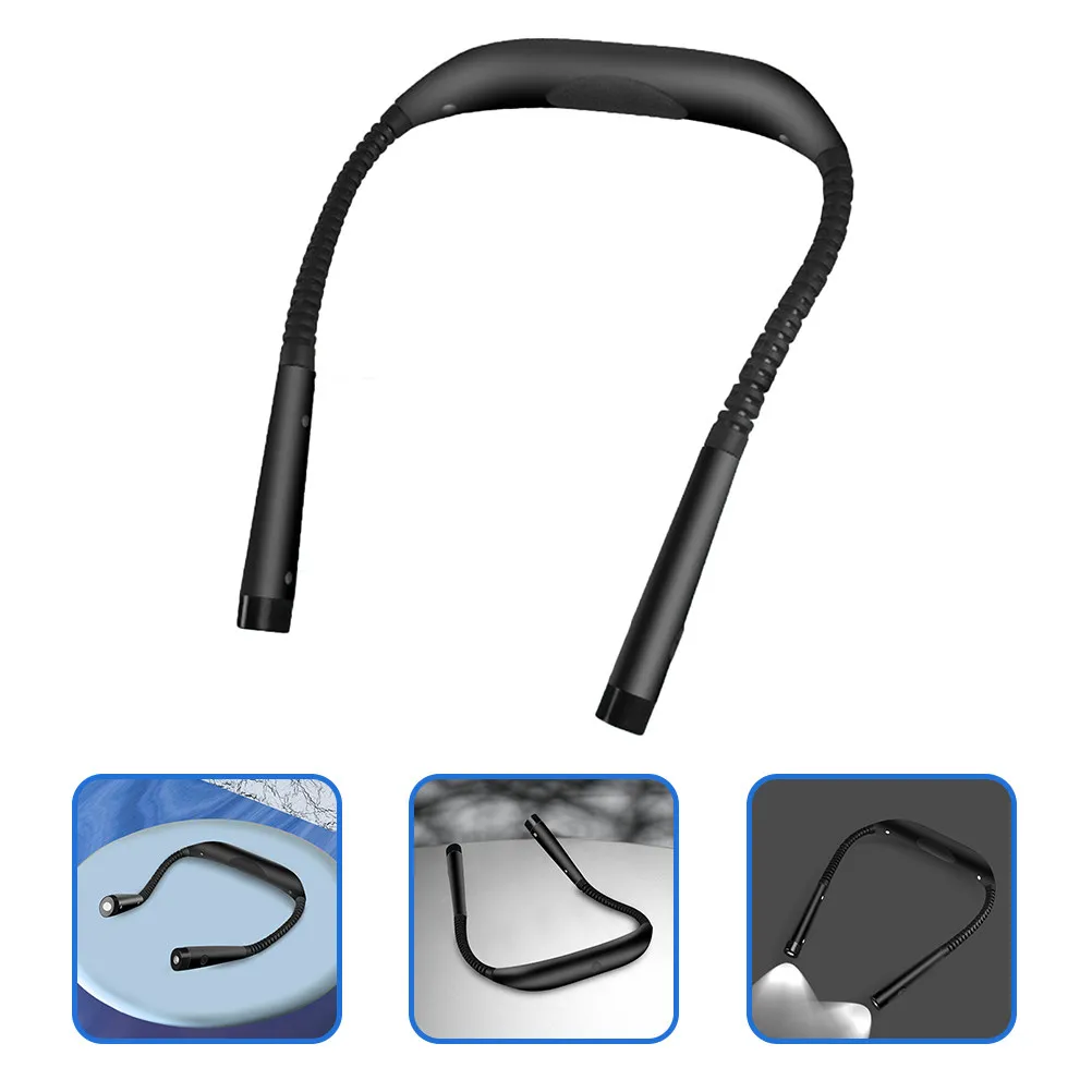 Rechargeable Neck Book Light Hands Free Reading Light for Bed Outdoor Camping Travel 360 Degree Adjustable Flexible LED Lamp
