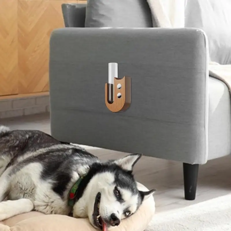 مزهرية صغيرة لخفق القطط الزجاجي لجامع شعيرات القطط ومزهرية مزخرفة من الزجاج الشفاف ومزهرية شعيرات القطط ومغناطيس الثلاجة