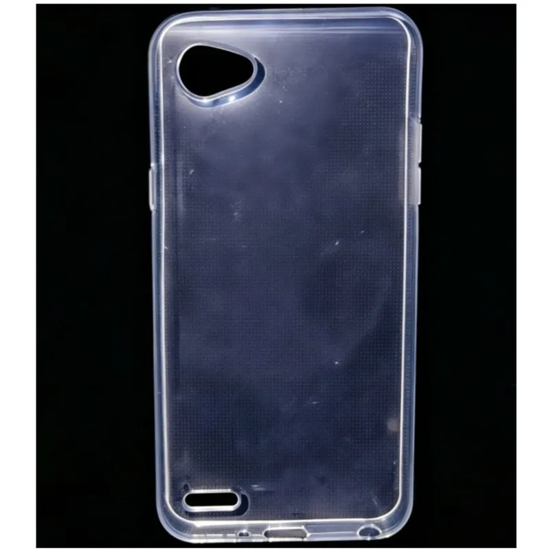 Funda protectora trasera transparente de silicona para lg q6, funda protectora de gel para lg q6 plus lg q6a, funda protectora suave de tpu