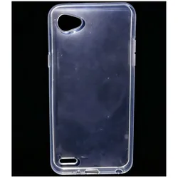 for lg q6 gel pudding silicone clear phone protective back shell guard on for lg q6 plus lg q6a soft tpu case protector