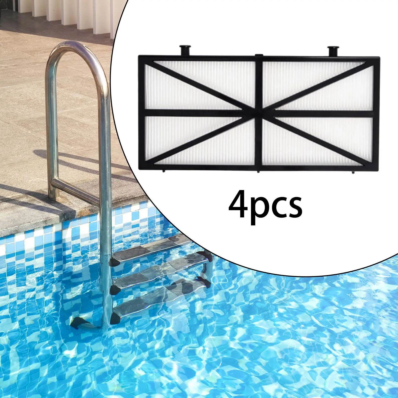 4Pcs Fine Cartridge Filter 9991425-r4 Replace Parts Easy to Install High Performance for Dolphin M400 M500 Robotic Pool Cleaner
