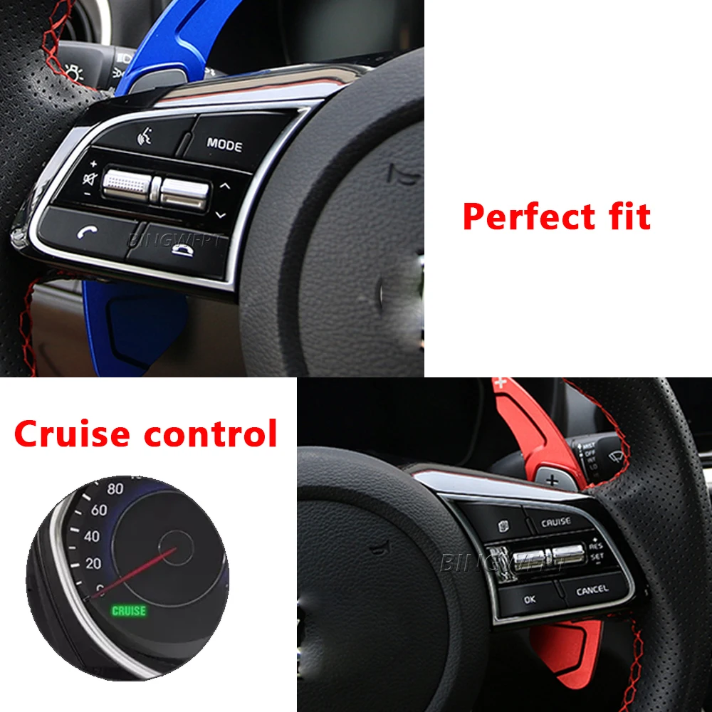 For KIA CERATO K3 2019 2020 2021 2022 2023 Steering Wheel Cruise Control Buttons Remote Volume Button Switches Car Accessories