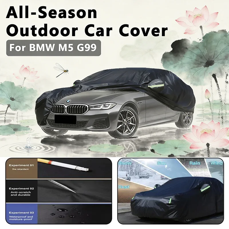 

Car covers for BMW M5 G99 G90 Outdoor Protection Full Car Covers Snow Cover Sunshade Waterproof Dustproof Exterior
