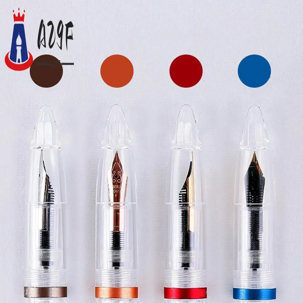 

A29F-0.5Mm Nib Fountain Pen With Eyedropper High Capacity Transparent Pens Office School Supplies For Student Writing Gifts Stat