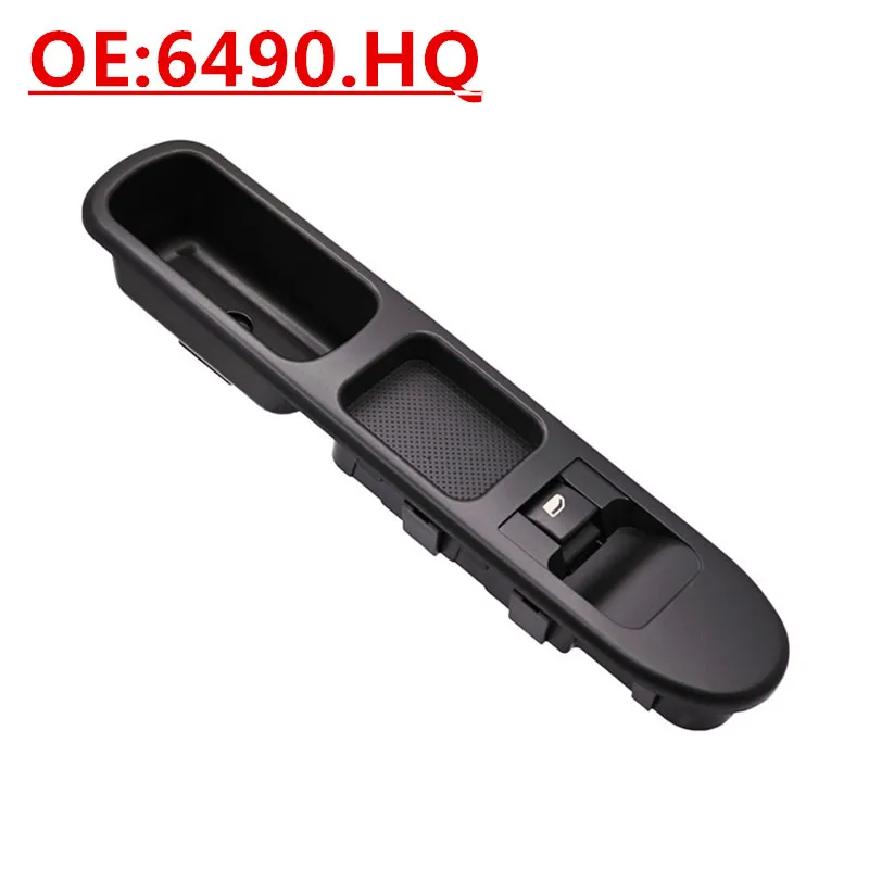 

OE:6490.HQ，6554.E3 Suitable for 2004-2013 Peugeot 207 co-driver power window glass lifter switch