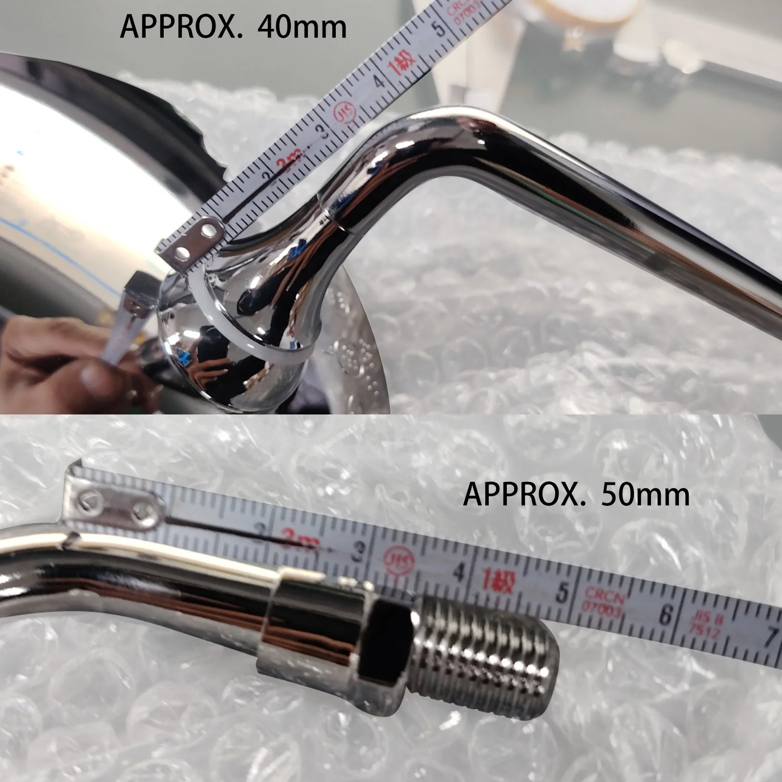 Motorcycle Rear View Mirrors M10*1.25 Side Mirror for Honda CB200 CB200T CB350 CB350G CB350 CB400F CB450 CB500 CB550 CB650 CB750