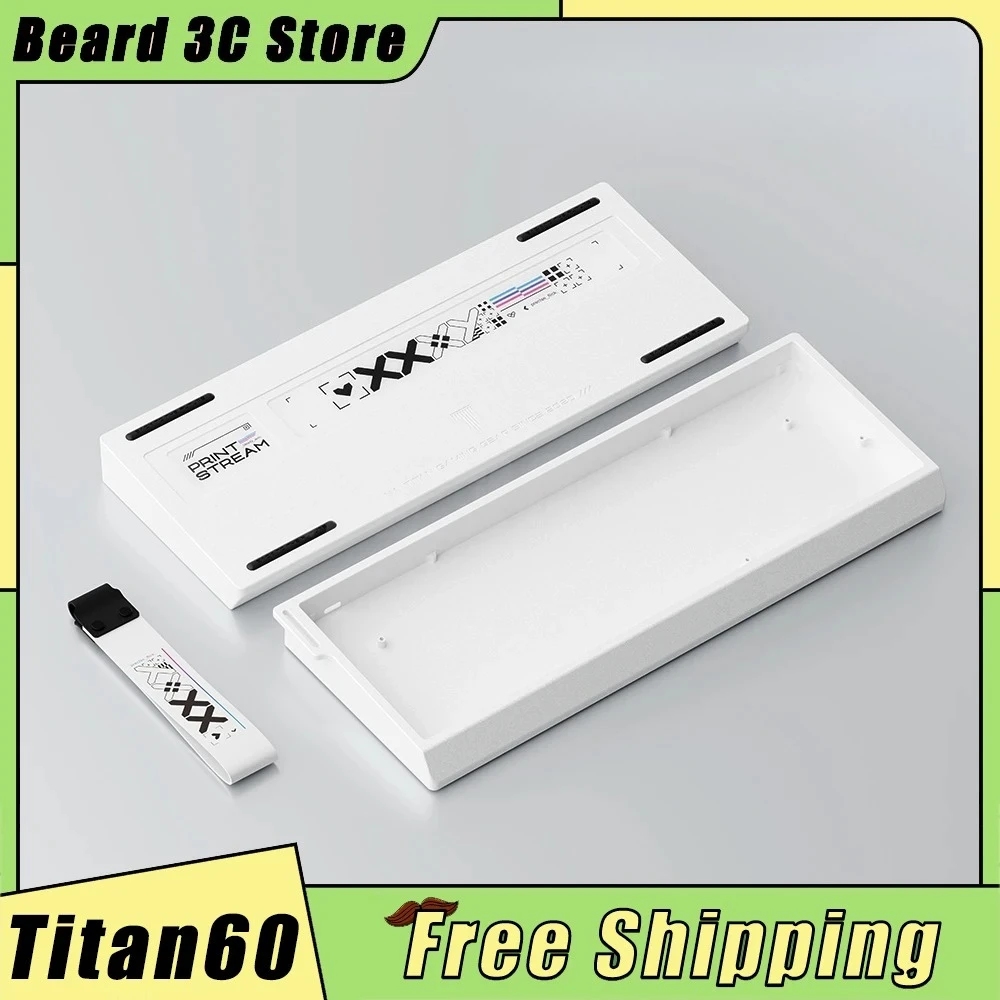 Titan Nation Titan60 Mechanical Keyboard Shell CNC Aluminium Alloy Keyboard Case Wooting MAD60 GH60 PC Gamer Accessories Custom