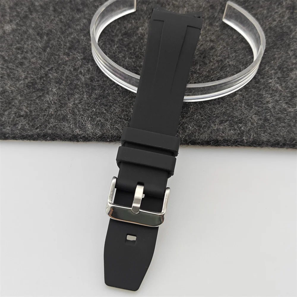 Obudowa NH35 SK007 czarna obudowa gumowy pasek czarne zmodyfikowane akcesoria do zegarków mechanicznych NH36/NH38/NH70 wykorzystanie ruchu