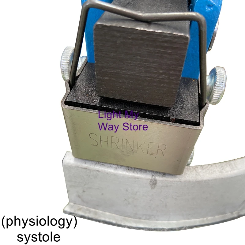 Metal Crimping Machine SS-18FD Foot Control Shrink Expansion Double Heads