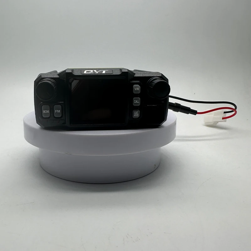QYT 7900 Mini Portable Digital Mobile Radio, Quad Band, Quad Spare, External Speaker IPX6 Waterproof VOX Control LCD