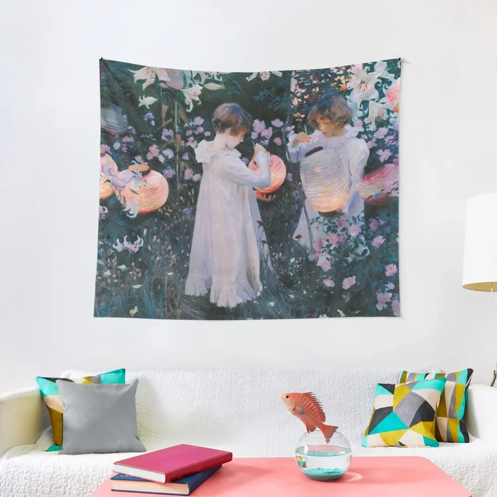

Carnation, Lily, Lily, Rose by John Singer Sargent Tapestry Wall Coverings Wall Hanging Wall Korean Room Decor Tapestry