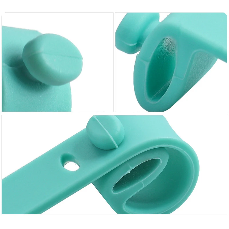4PCS Earphone Cord Winder Silicone Strap Hook Loop Cable Winder Headphone Cord Earphone Organizer Cable Collector Cable Tie