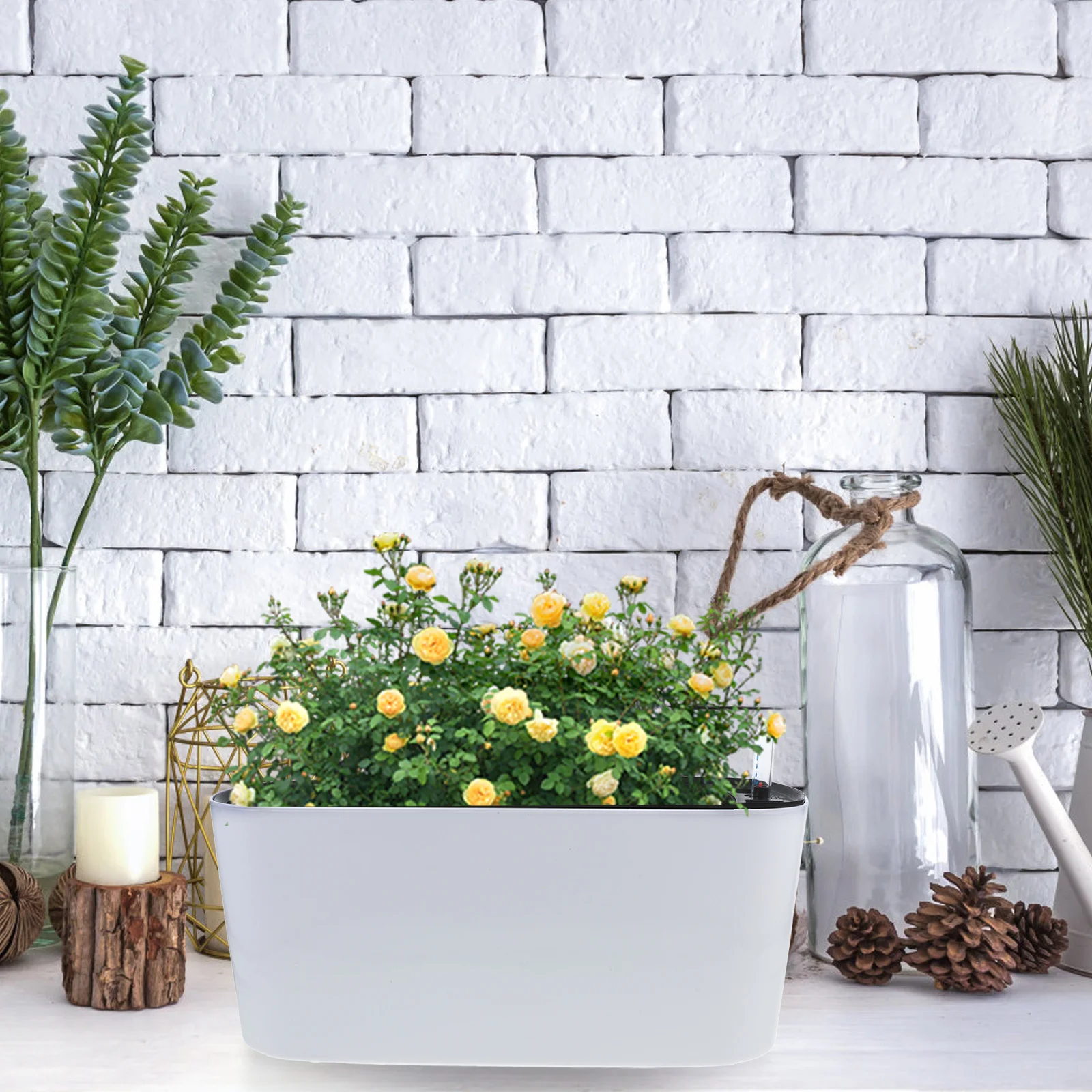 

self watering planters self-watering pot self watering planting pot flower pot succulent plant pot planter pots
