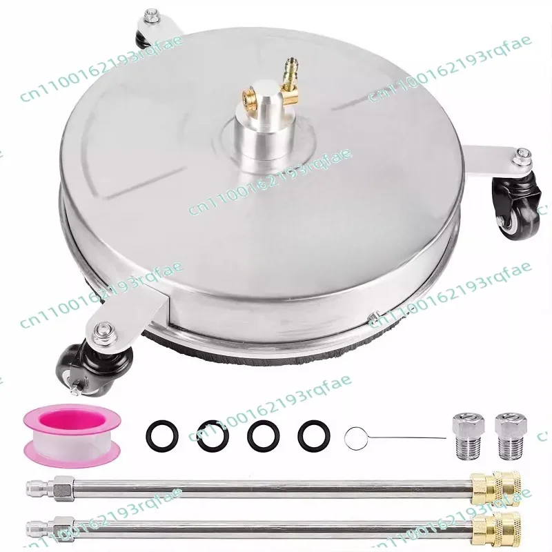 High-pressure Property Road Washing Machine Ground Mobile Cleaning 15 Inch Pure Stainless Steel Floor Cleaning Machine