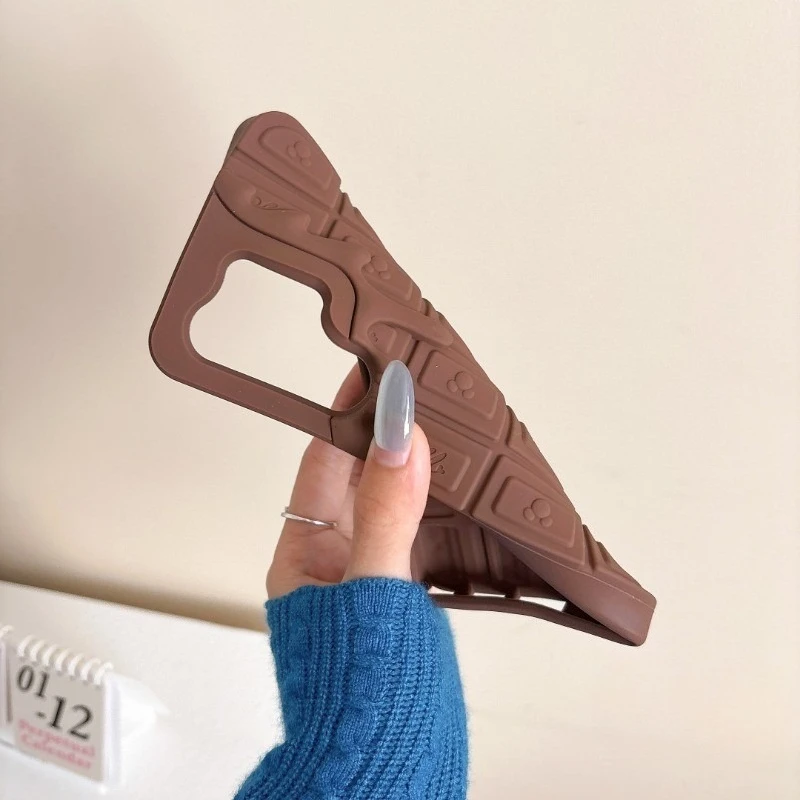 Chocolate Case For Samsung Galaxy S25 S24 S23 Plus Ultra S23 FE A55 A54 A53 A52S A51 A35 A34 A25 A16 A15 A14 A13 Silicone Cover - náhled 4