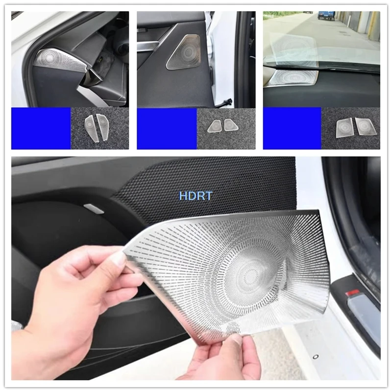 Car Style Door Roof Audio Instrument Panel Speaker Trim For Toyota Camry XV80 2024 + Rear Horn Front Hood Air Outlet Dust Cover