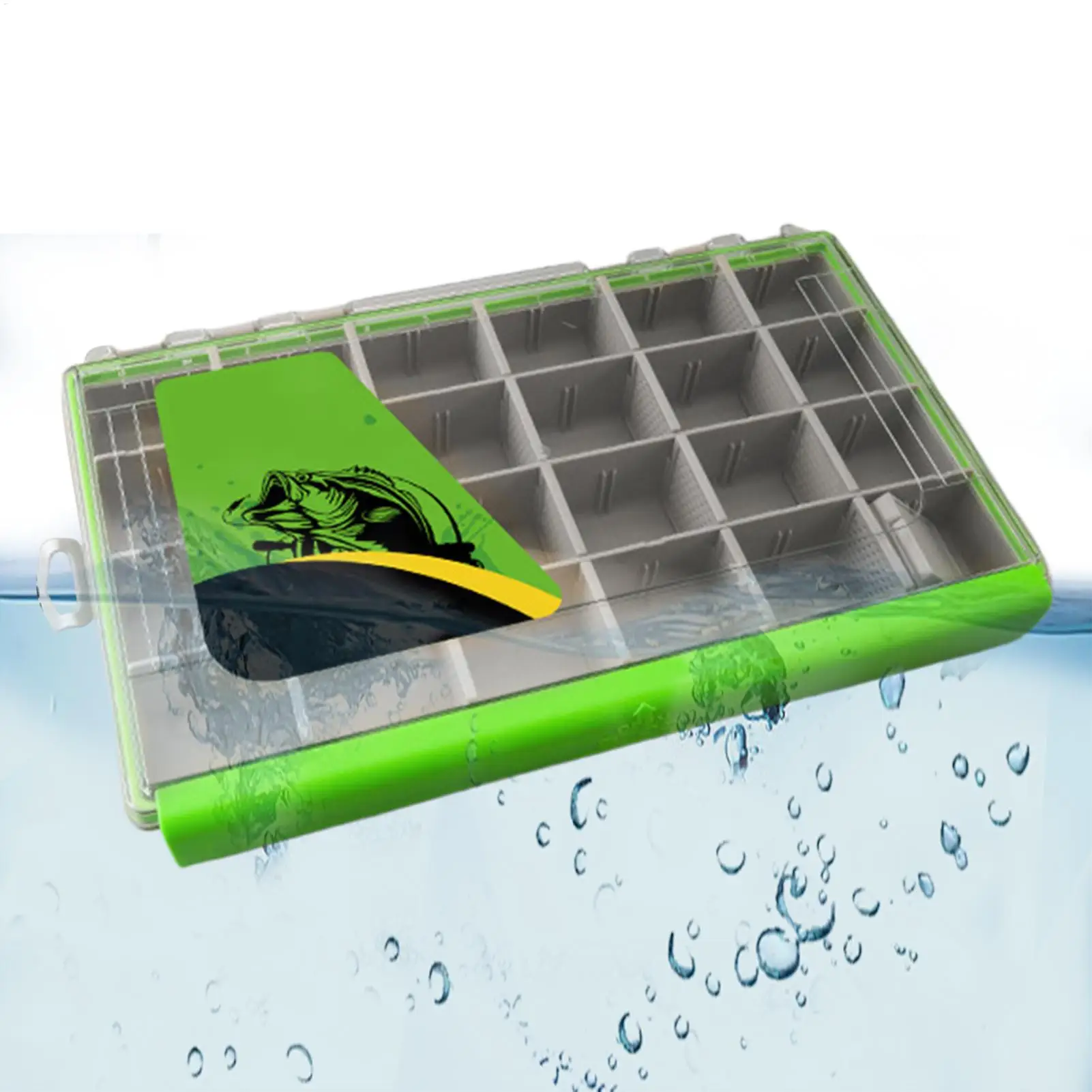 

Small Tackle Box Portable Angling Lures Storage Portable Weatherproof Fishing Tackle Box For Lure And Angling Gear Accessories