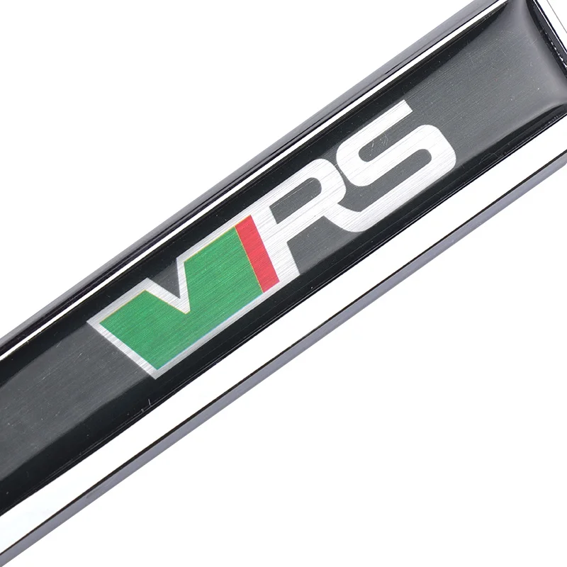 2pcs Car Body Side Fender Rear Trunk Metal Sticker Accessories For Skoda Rapid Fabia 1 2 Kodiaq Octavia  2 A7 A5 A4 Superb VRS