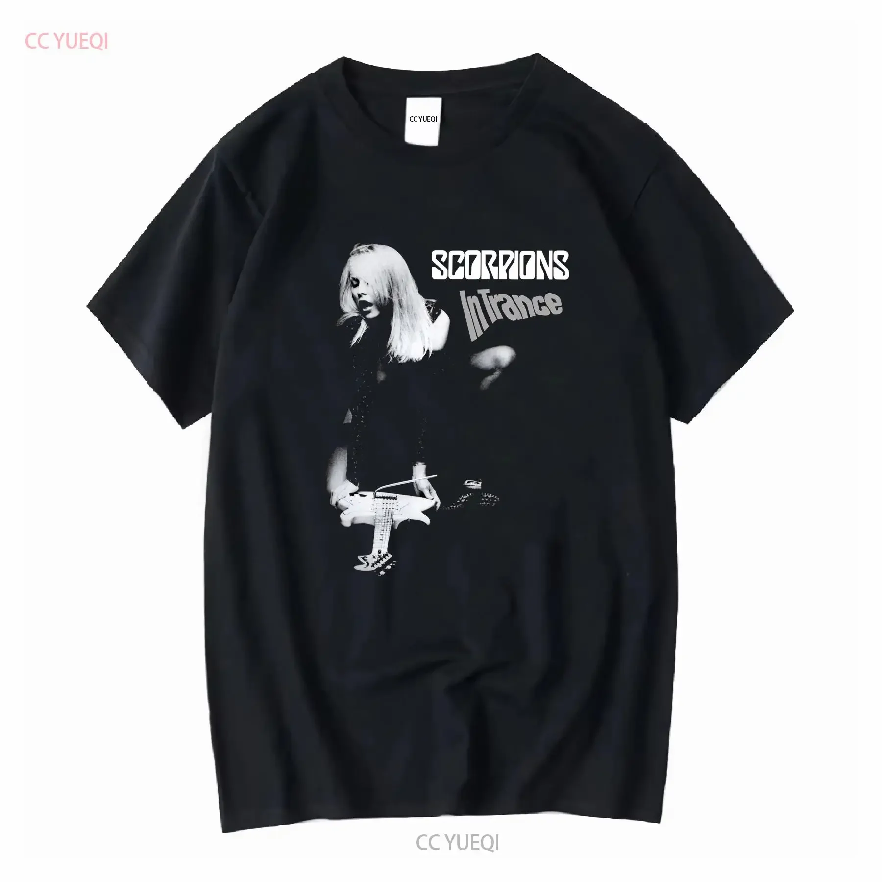 Hot Scorpions In Trance Album T Shirt For Fans S 5XL P915 long or short sleeves vintage Washed Soft homme Top For Everyday Wear
