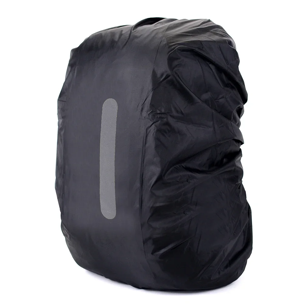 Reflektierende Wasserdichte Rucksack Regen Abdeckung Outdoor Sport Nacht Radfahren Sicherheit Licht Regen Abdeckung Fall Tasche Camping Wandern 10-70L – Detail 16