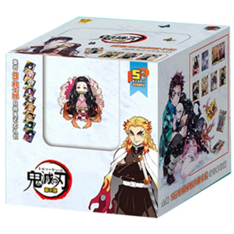 New Anime Demon Slayer Cards Box Hobby Collection TCG Playing Game Kamado Tanjirou Kamado Nezuko Character Card