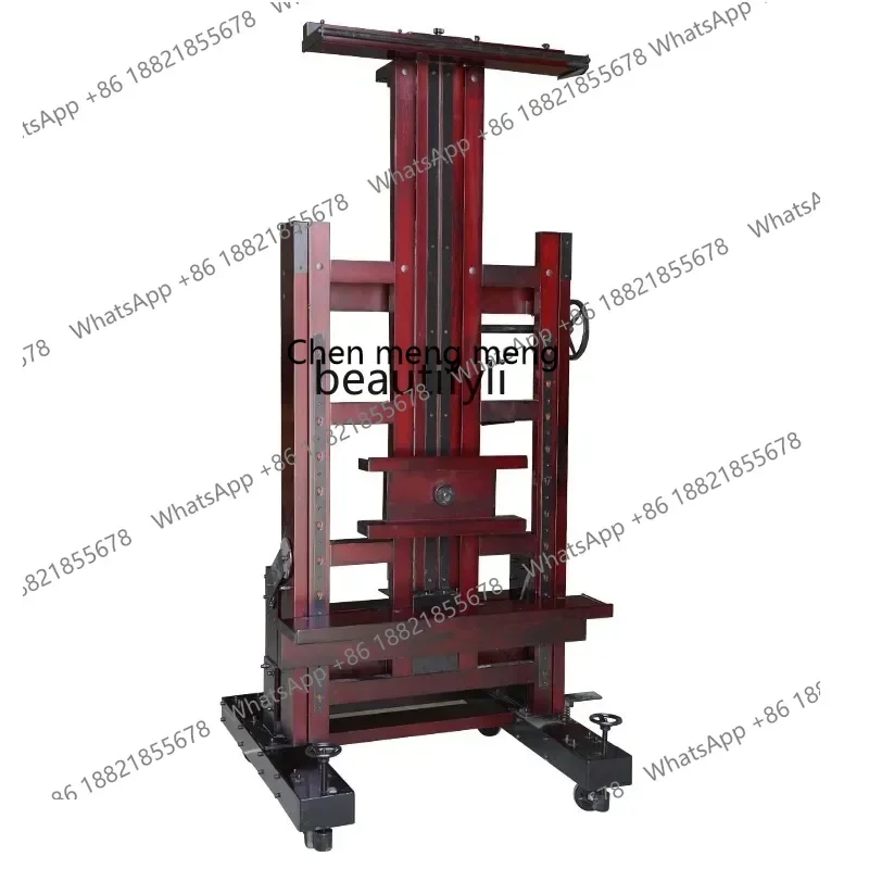 ss 8350 Large Oil Easel Professional Multi-Functional Double Hand Crank Easel Sub Remote Control Electric Studio Easel