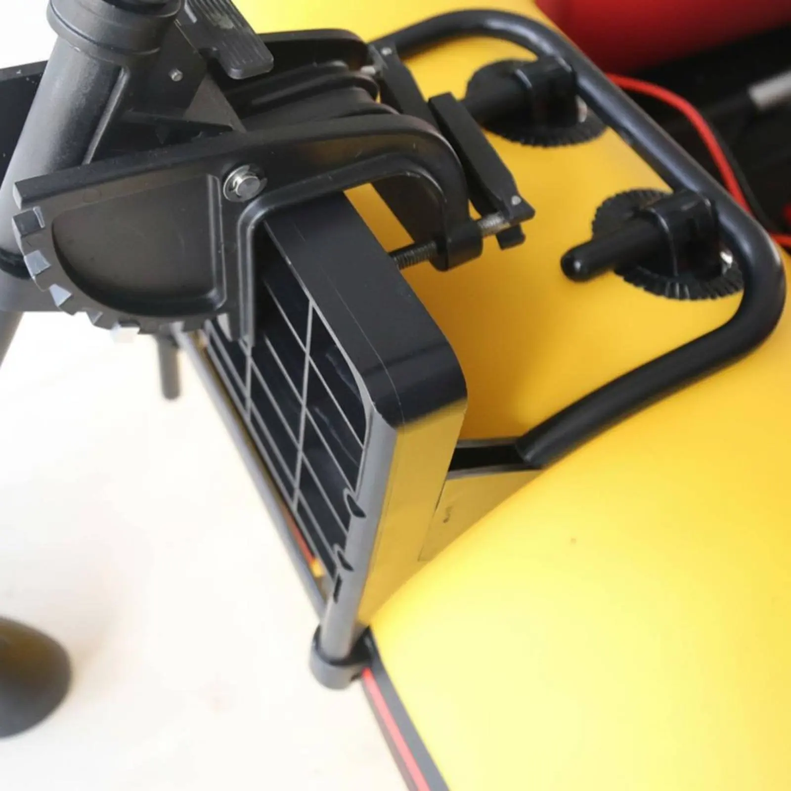 Inflatable Boat Engine Bracket Lightweight Nylon Engine Bracket Transom Plate Long-Lasting Marine Hardware Reinforced Support