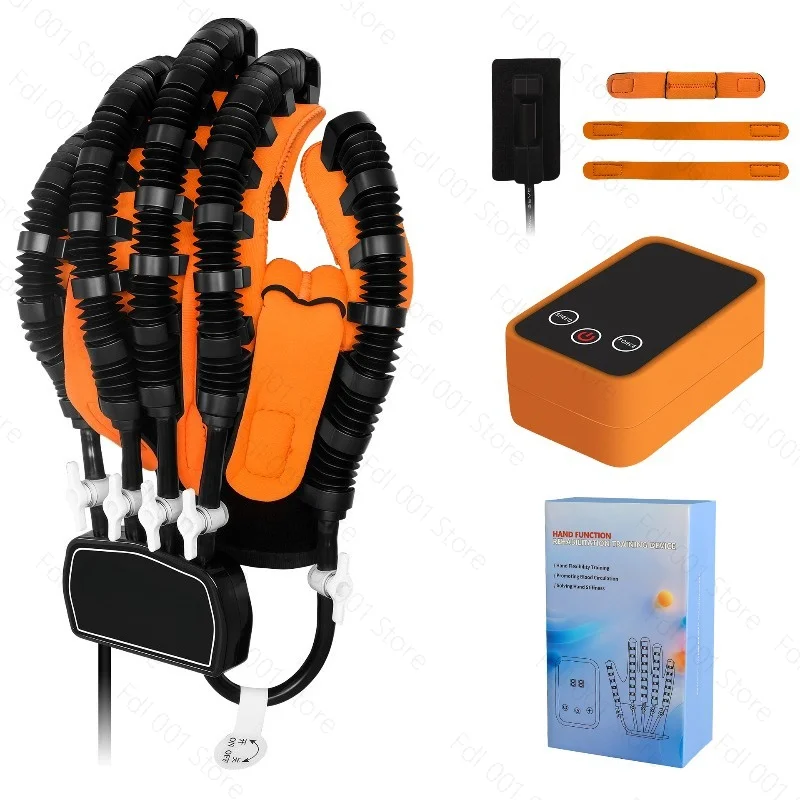 Plug‑in Robotic Rehabilitation Glove Stroke Hemiplegia Hand Function Finger Training Device