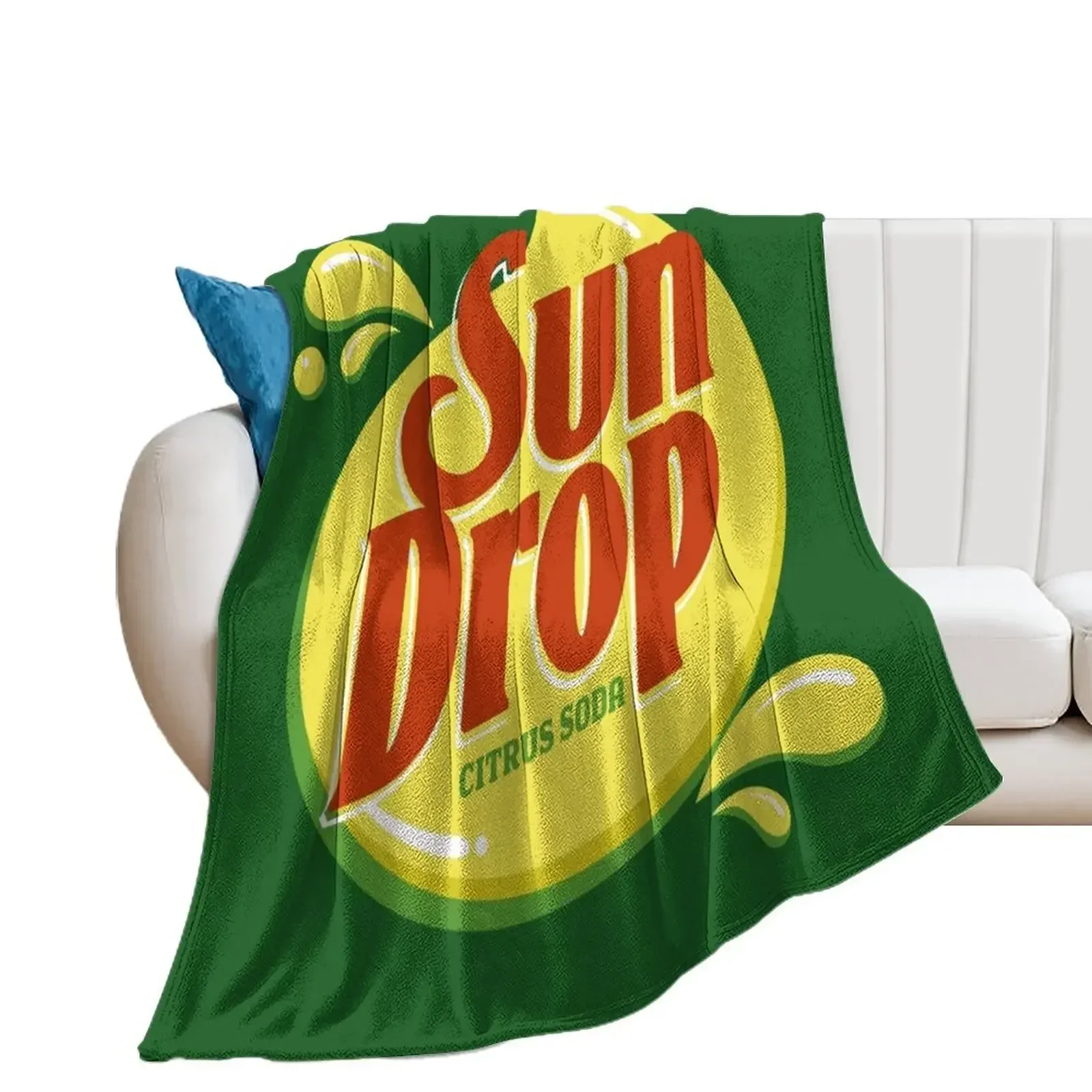 Luv Sun Drop Throw Blanket Blankets For Baby Thermals For Travel Cute Plaid Flannel Blankets