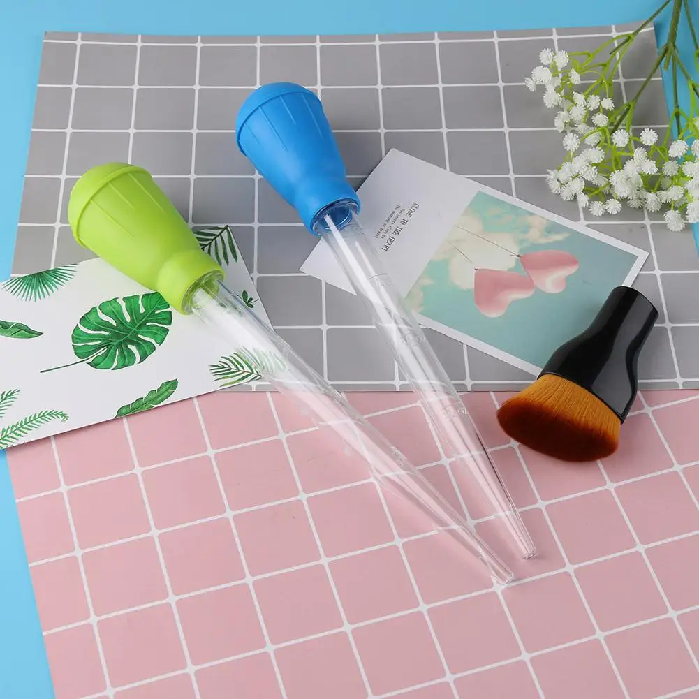 Aquarium Pipette Fish Tank Siphon Aquarium ทำความสะอาดเครื่องมือคู่มือท่อดูดปั๊ม Aquarium Siphon ทำความสะอาดเครื่องมือ28ซม.