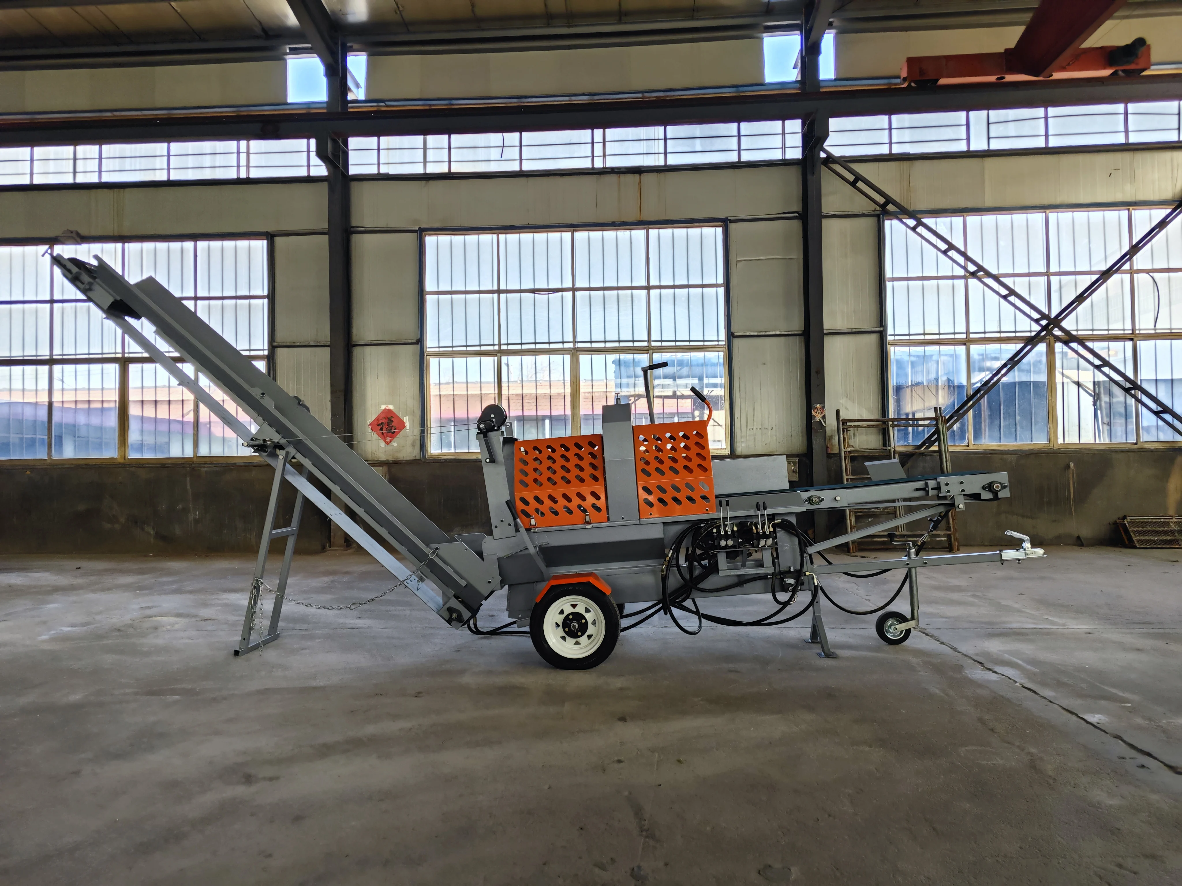 Professional Forestry Portable Wood Splitter Fast Mobile Log Splitting Machine