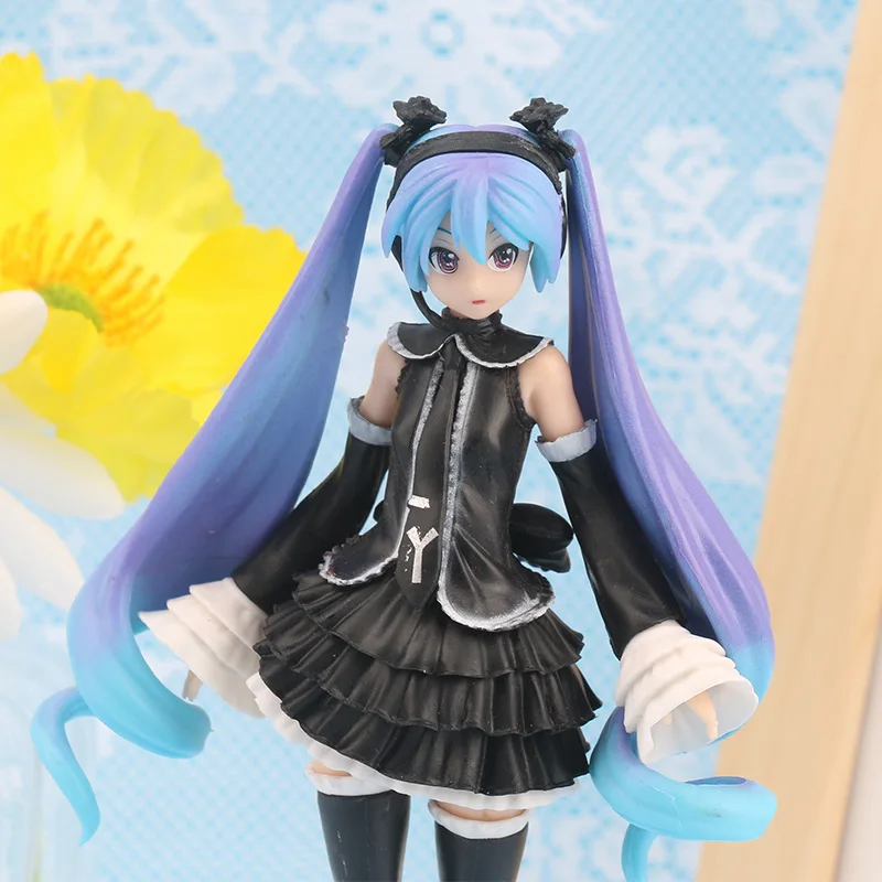 

16cm Flower Fairy Miku Action Figure New Anime Girls Collection Model Doll Toys Gift Cute PVC Figures Statues Cake Ornaments