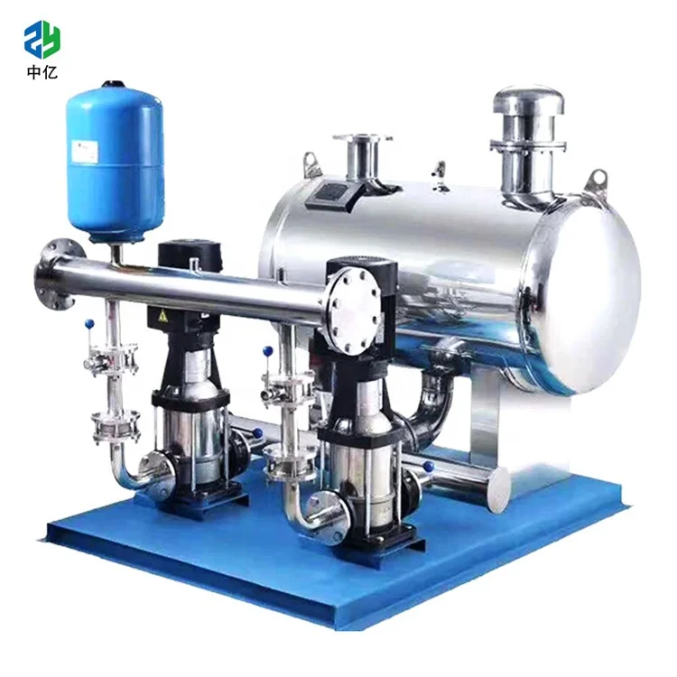 Constant Pressure Water Supply Equipment 3Ph Two Jockey Pumps SS304 CONSTANT PRESSURE PUMP