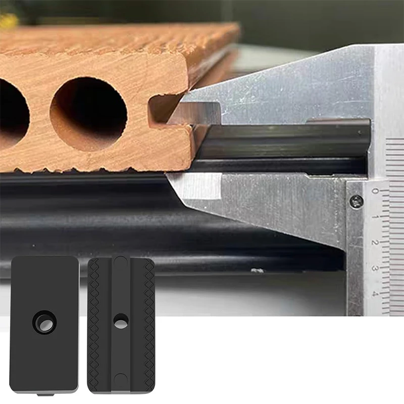 100 Clips de Unión para Tarima Compuesta, Fácil Montaje, Accesorios Seguros para Suelos de Exterior, Jardín y Patio